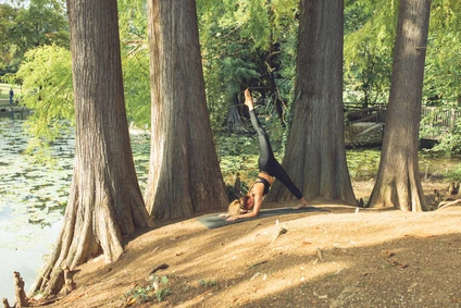 Lezione individuale di Hatha yoga relax a Moniga del Garda 2