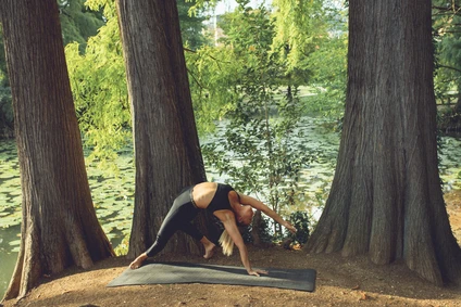 Lezione individuale di Hatha yoga relax a Moniga del Garda 6