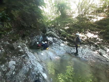 Canyoning Rio Nero, great fun in Val di Ledro 1