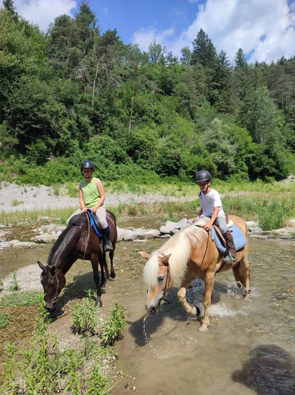 3-hour horseback ride through nature and historic villages in the Trentino Dolomites 7