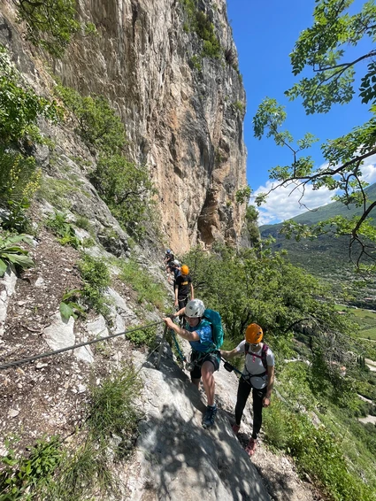 Leichter Klettersteig Colodri bei Arco am Gardasee 4