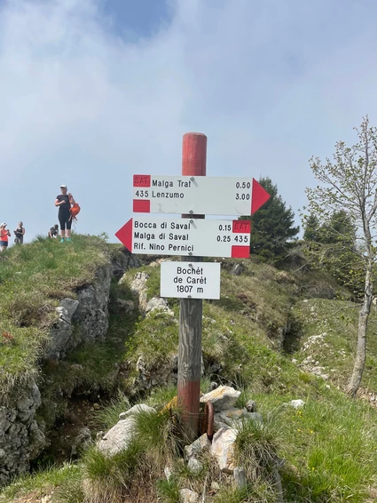 Trekking Radic de l'Ors in the Ledro Valley north-west of Lake Garda 4