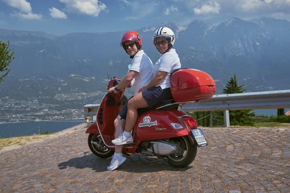 Lake Garda at the top starting from Malcesine