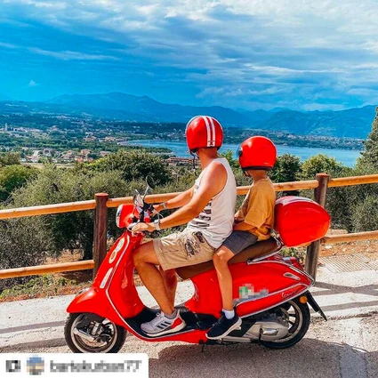 Vespa tour of Lake Garda with culinary stops and unique views