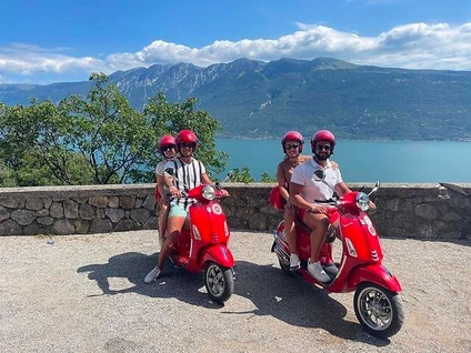 Giro in Vespa del Lago di Garda tra soste culinarie e panorami unici 0
