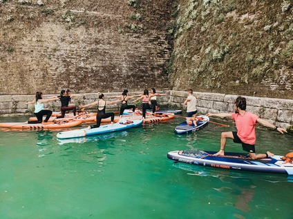 SUP tour with final SUP yoga lesson 2