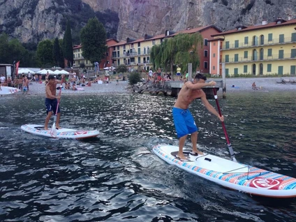 Sunset SUP outing with aperitif at Campione del Garda 2